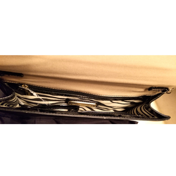 NWT Steve Madden - Shiny Black Purse - Picture 6 of 6